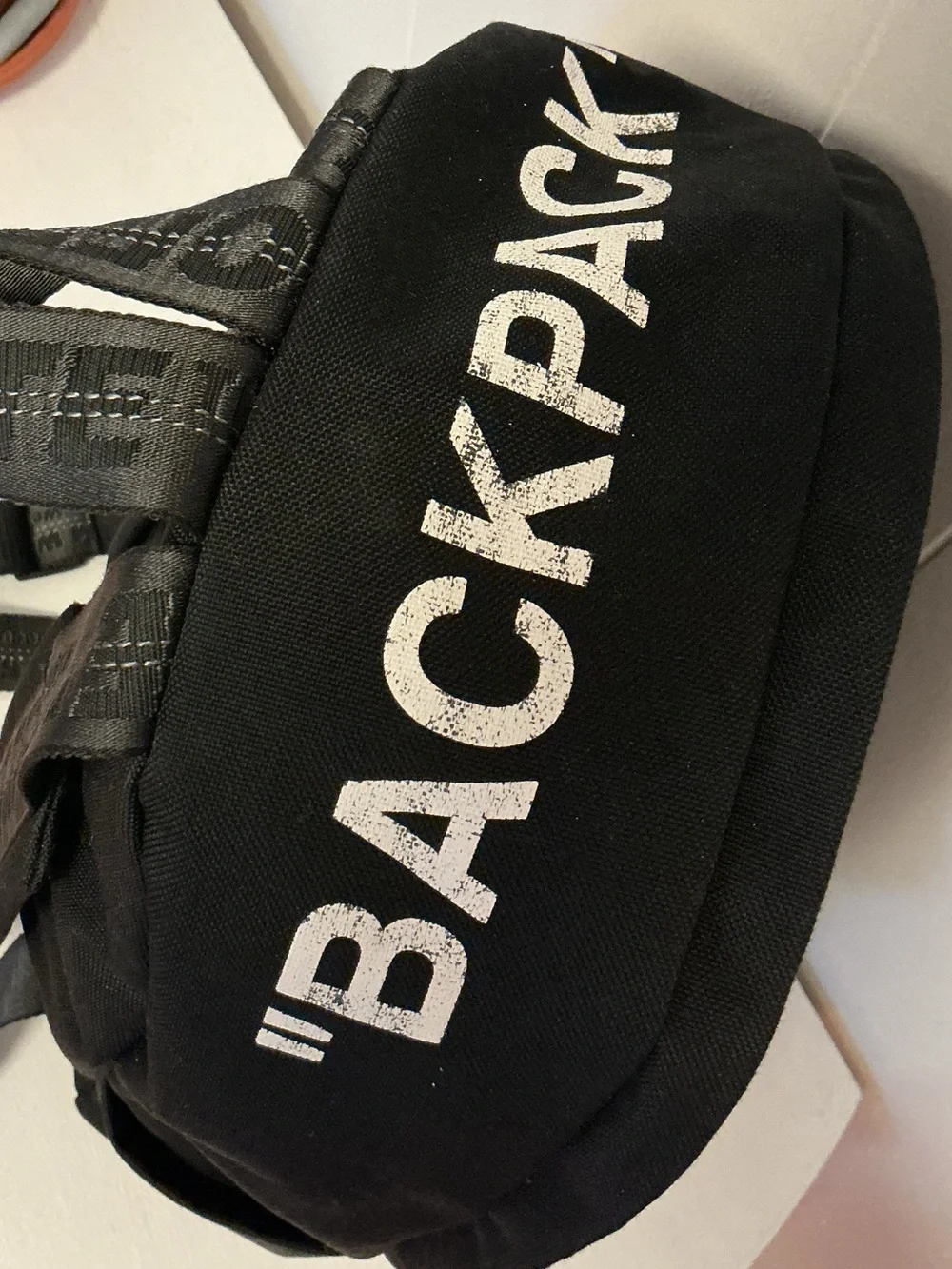 Off White Quote Backpack